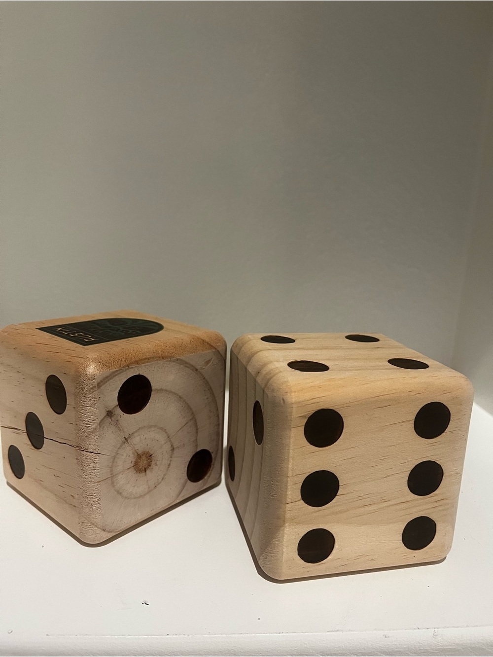 NIB Austin FC Giant Wooden Yard Dice Game Complete Set w/ Case Scoreboard - Picture 2 of 3